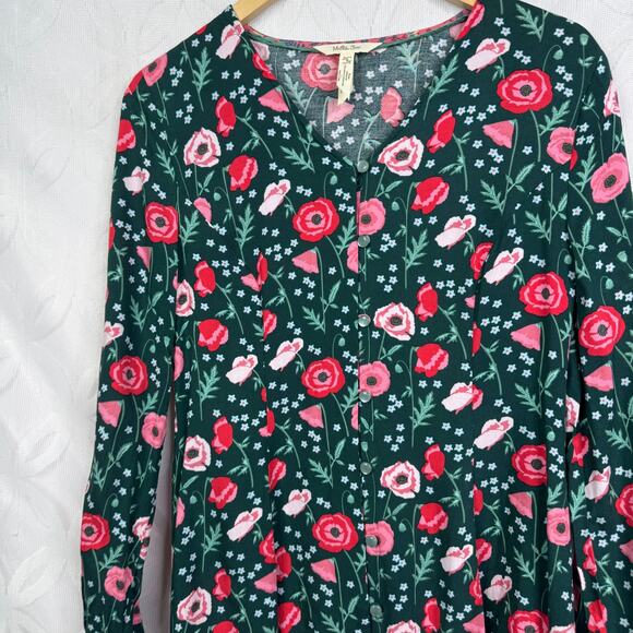 Matilda Jane Yesteryear Poppy Print Long Sleeve Blouse Size S - Picture 4 of 7